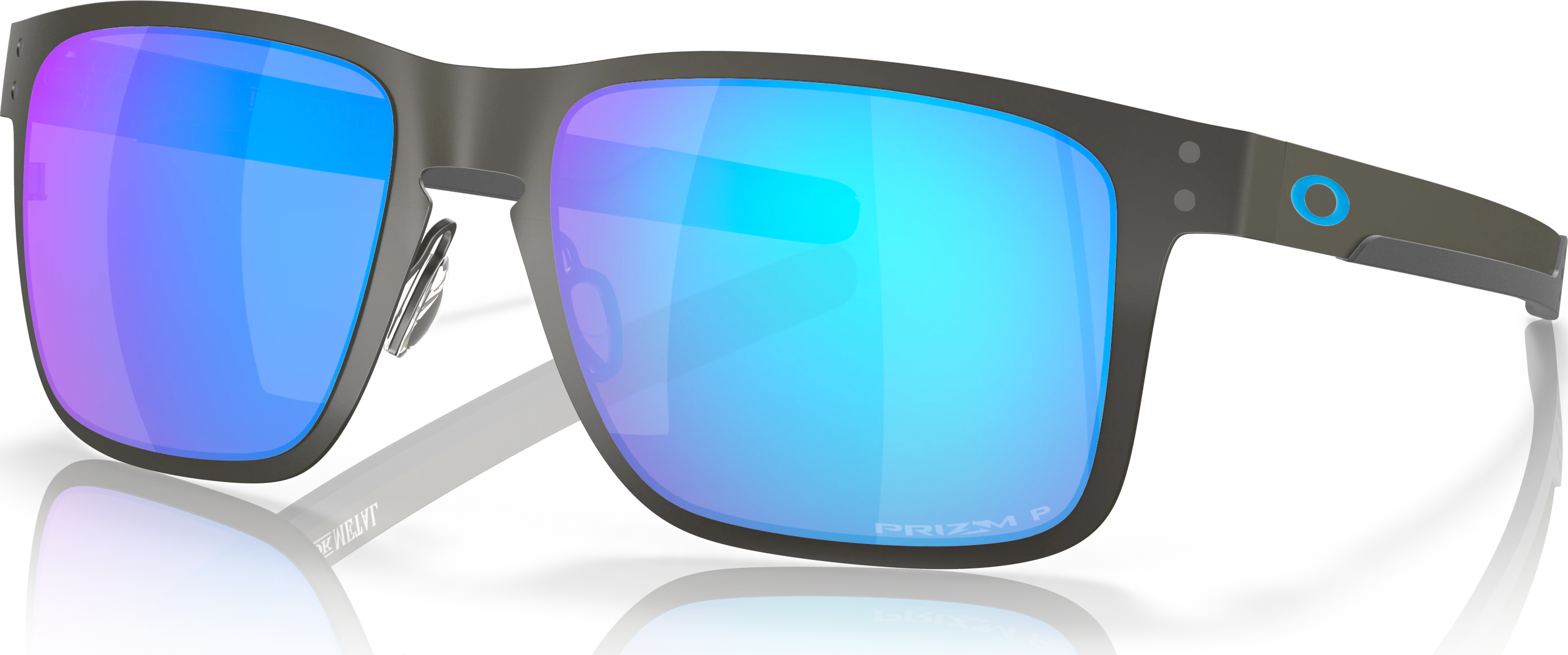 Oakley Holbrook Metal Polarized Matte Gunmetal/Prizm Sapphire Polarized, OneSize
