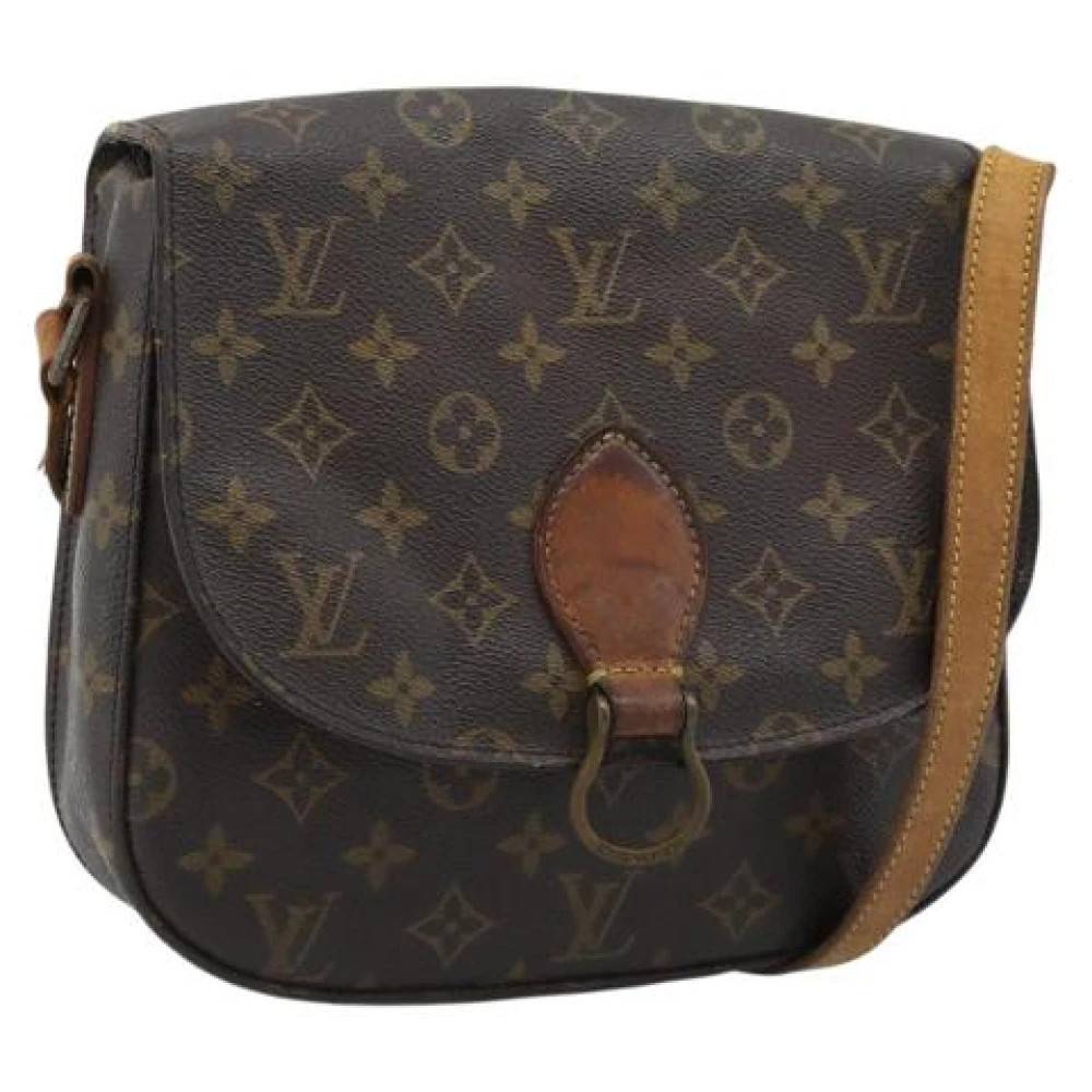 Louis Vuitton Vintage Pre-owned Monogram Canvas Skuldertaske - Vintage - Dame - Brun - ONE SIZE - Uld