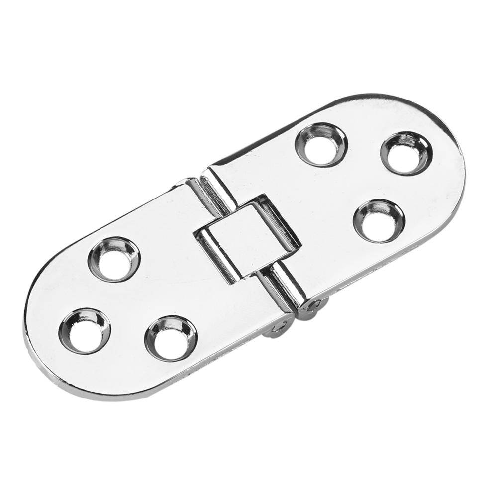 80*30mm Zinklegering Rund Kant Symaskin Fällbord Möbel Fällbricka Gångjärn Guld