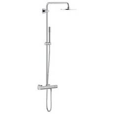 GROHE Rainshower 310 Brusesystem med termostat til vægmontering. Krom