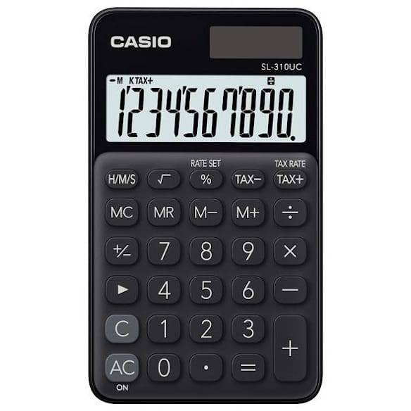 Miniräknare CASIO SL-310UC svart