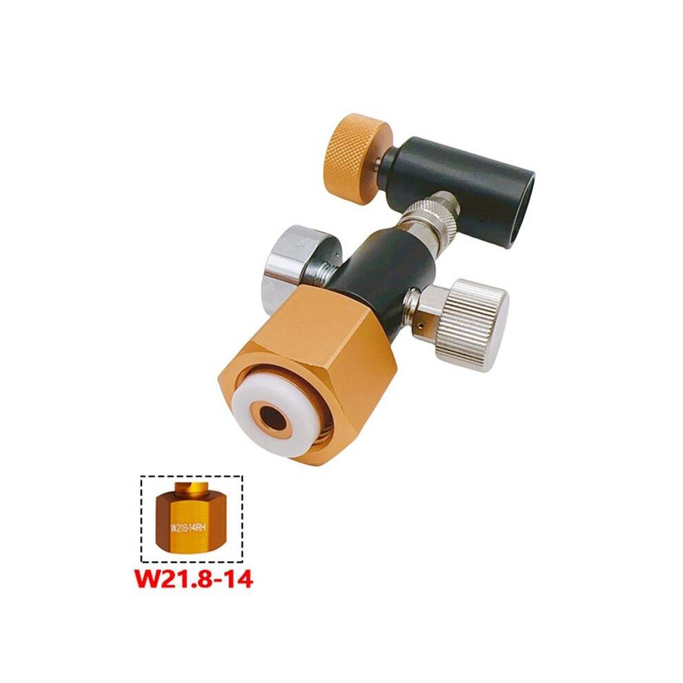 Co2 Filling Station Refill Adapter for Charging Sodastrem Fizzi Spirit Source Gas Cylinder(TR21-4 Thread )W21.8-14