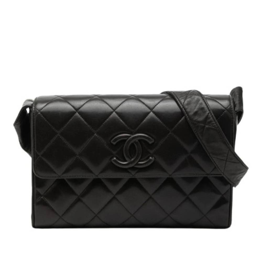 Chanel Vintage - Pre-owned Vintage Quilted Lambskin Crossbody Bag Vintage - Dam - ONE Size - Läder
