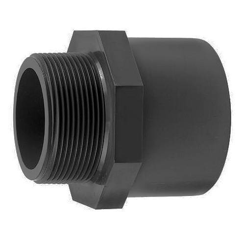 PVC Overgang udv. Gevind/Lim 2" - 50/63mm