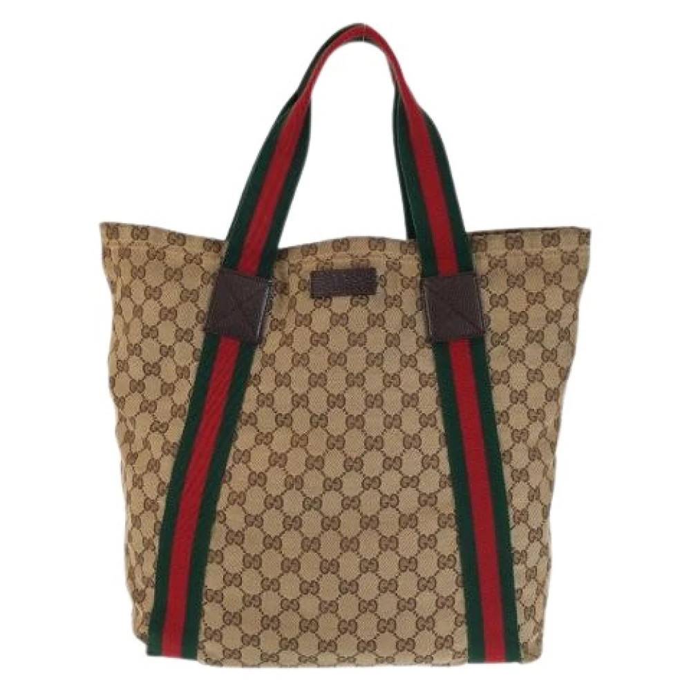 Gucci Vintage - Pre-owned GG Canvas 2way Tote Bag Vintage - Dam - ONE Size -