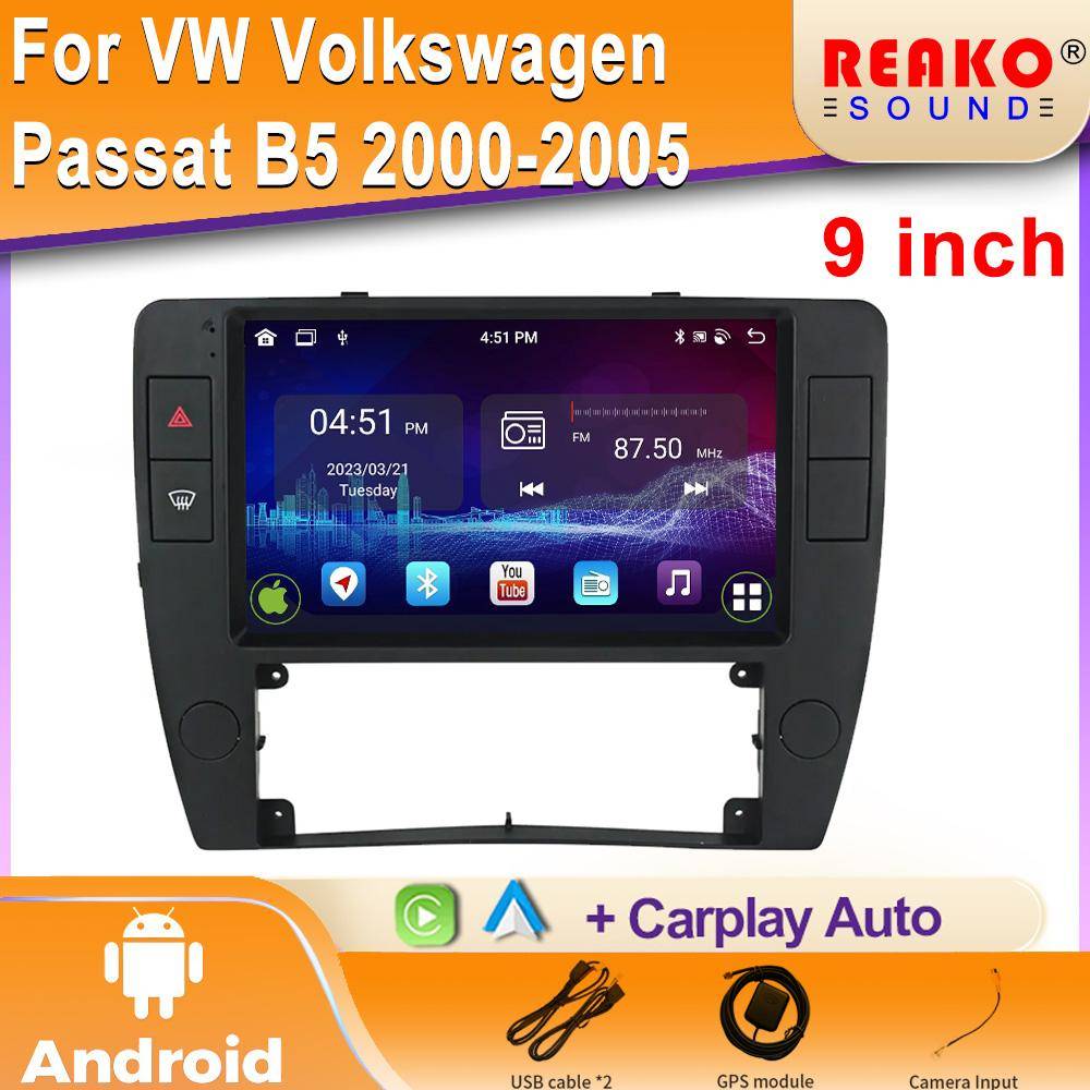 Android OS För VW Volkswagen Passat B5 2000-2005 Bil Multimedia Center Radio Carplay Navigation Stereo 2Din Pekskärm GPS
