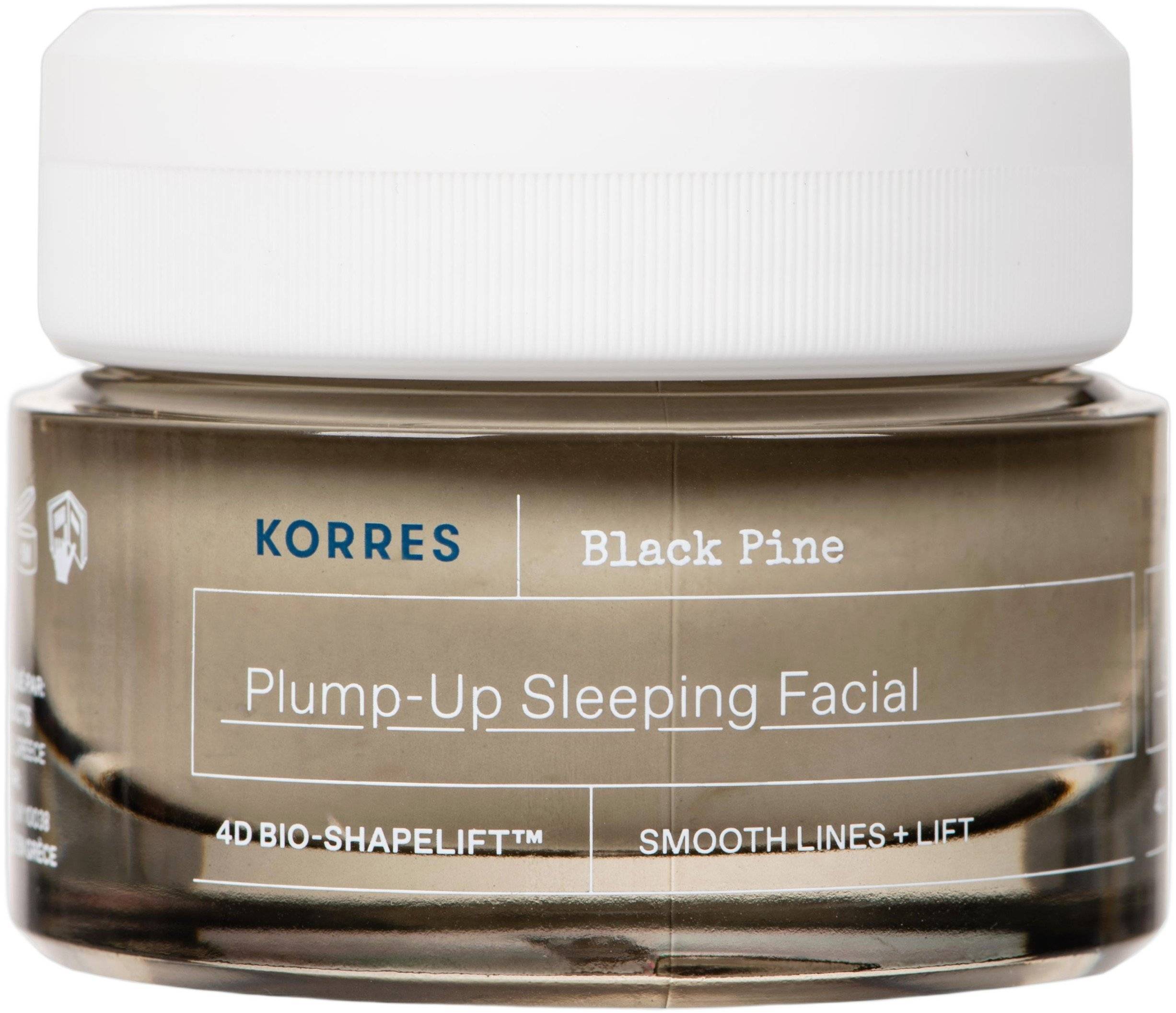 Korres Black Pine Plumpup Sleeping Facial 0008 40 ml - Nattkräm Från Magasin (40 ml)
