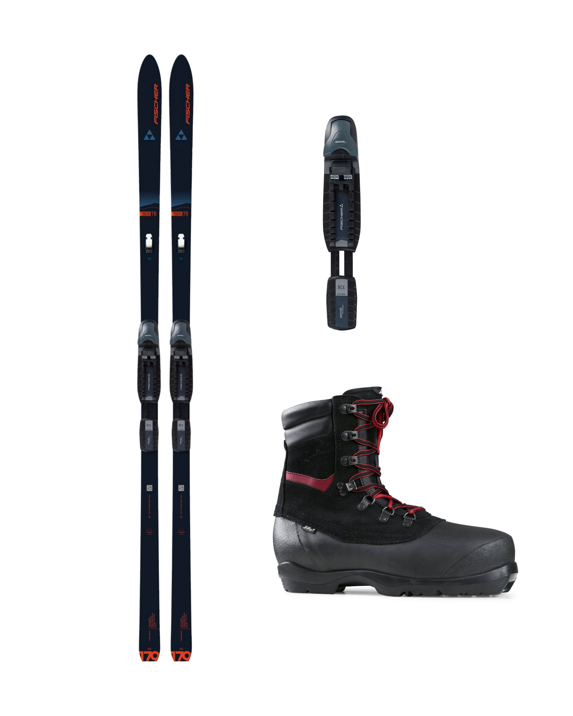 Fischer PAKET – TRAVERSE 78 CROWN med BCX-bindning och Pjäxor