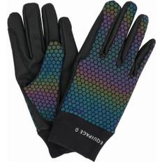 Equipage Saline Reflex Ridehandsker Junior - Sort (XL)