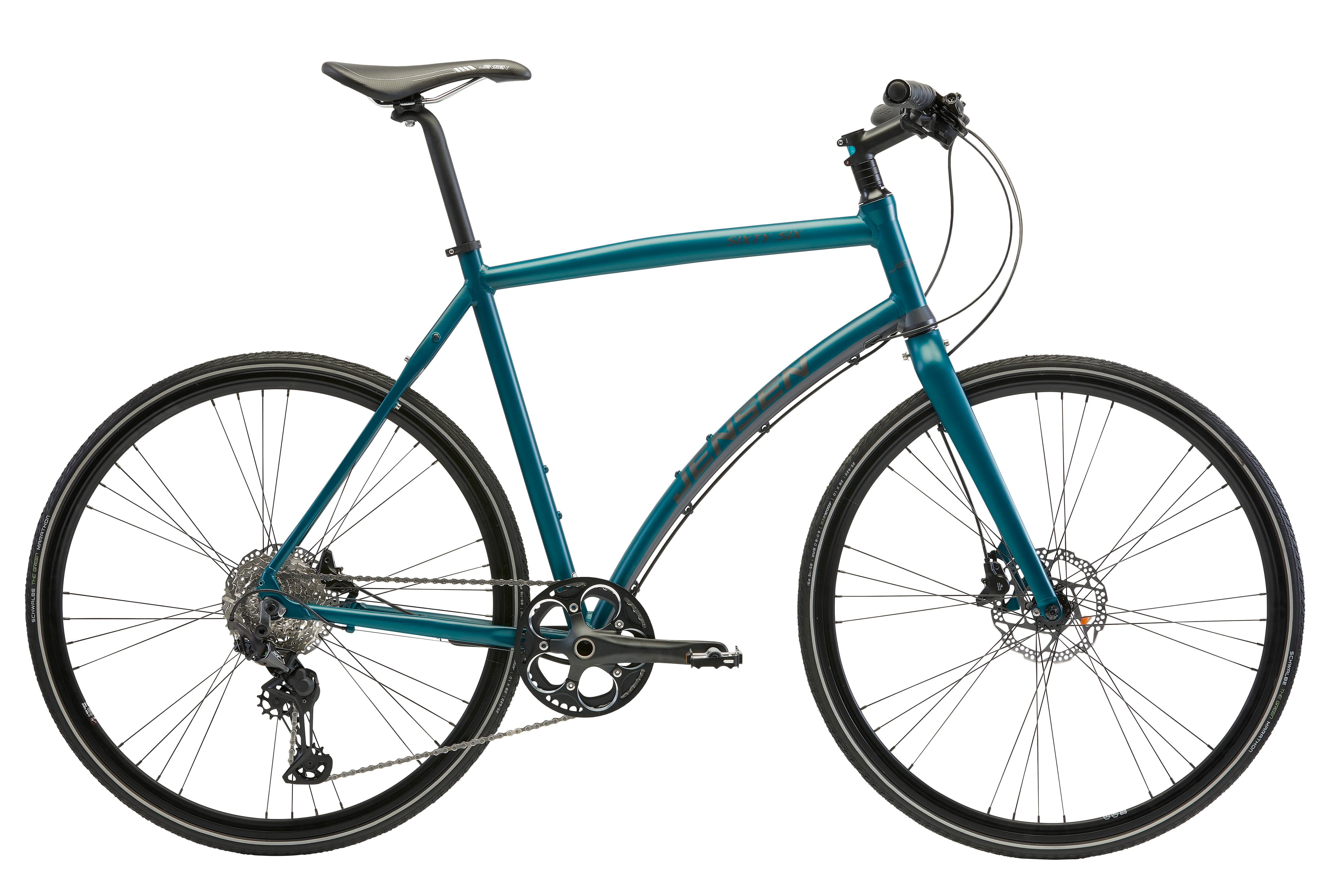 Jensen - Sixtysix Herre Citybike - Matt - L - green