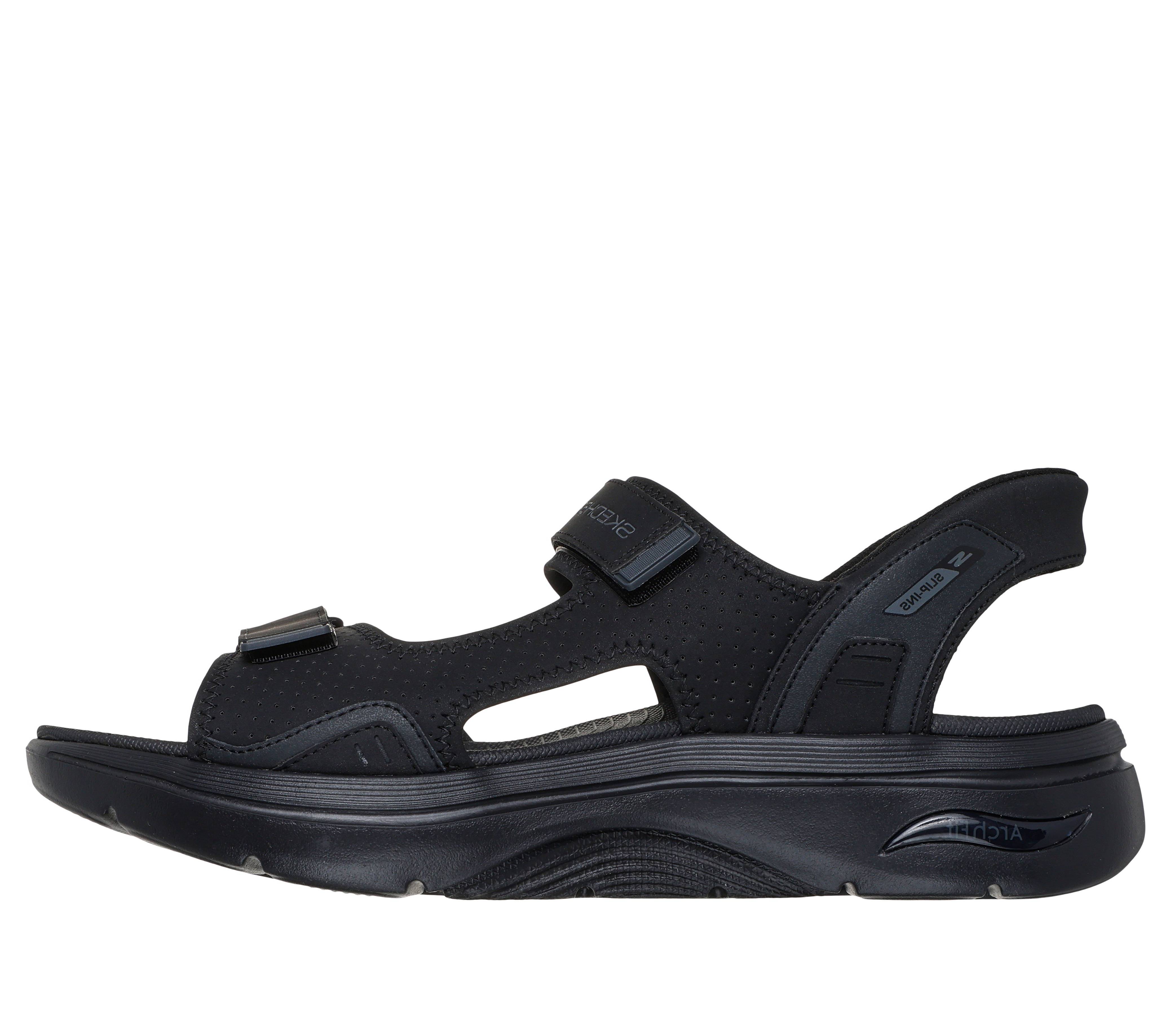 Skechers Go Walk Arch Fit Sandal 45 BLACK