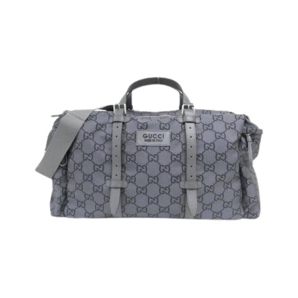 Gucci Vintage Pre-owned Weekendtaske - Vintage - unisex - Grå - ONE SIZE - Polyester