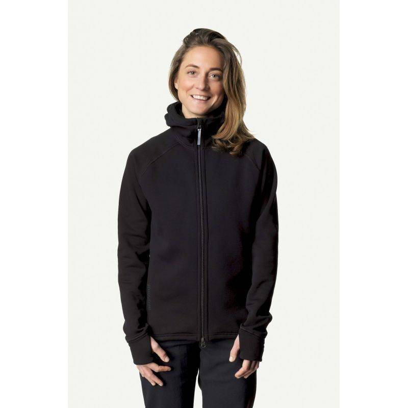 Houdini Sportswear W's Power Houdi - Fleecetröjor - Dam Trueblack / Trueblack L