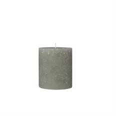 Broste Copenhagen - Rustik bloklys - Ø10 x H11 cm - Grape Leaf Green