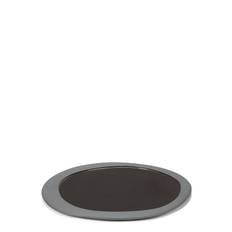 VALERIE OBJECTS Plate Maarten Baas L Set Of 2 |Svart |Ø 33.6 cm