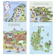 Byplakater af Lotte Lambæk Esbjerg