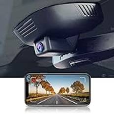 Fitcamx Dashcam Lämplig för Volvo XC60 S90 V90 2022 2023 2024- Nu 2nd Gen Facelift (Model B), 4K 2160P Bilkamera WiFi, mörkerseende, Biltillbehör, Loop inspelning, G-Sensor, Plug & Play, 64GB kort