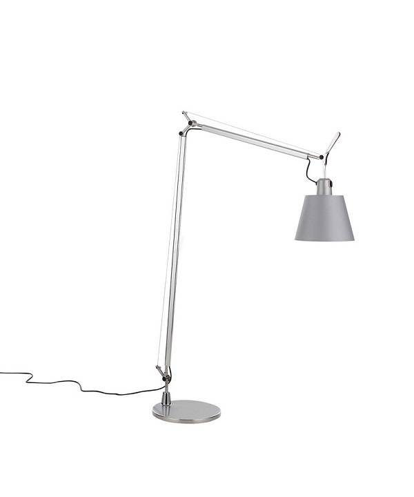 Tolomeo Basculante Gulvlampe - Grå skærm - Artemide