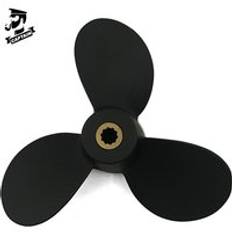 Kapten propeller 7 1/2 x 6 passande suzuki utombordsmotorer df4 df5 df6 aluminium 10 tandspline rh 58110-91 j 00-019