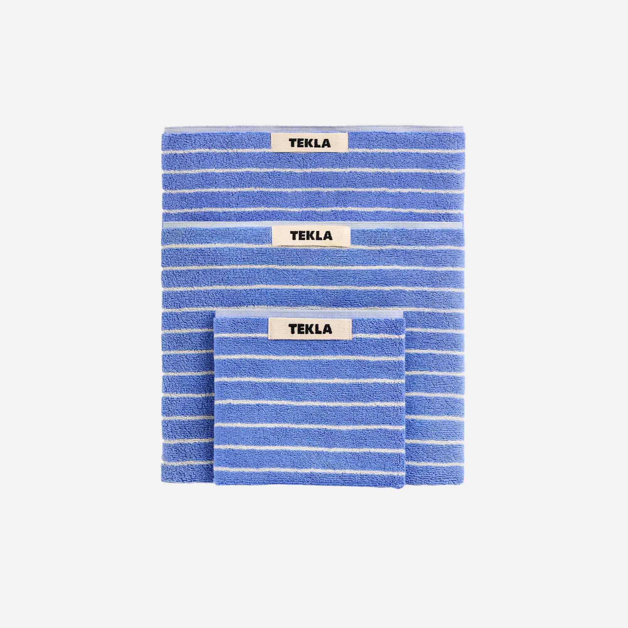 Bath Towel Clear Blue Stripes - 70x140