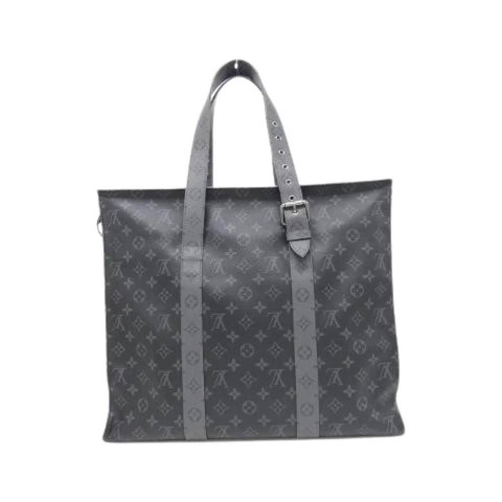 Louis Vuitton Vintage - Pre-owned Monogram Eclipse Reverse Cabas Zip Tote Bag Vintage - Herr - ONE Size -