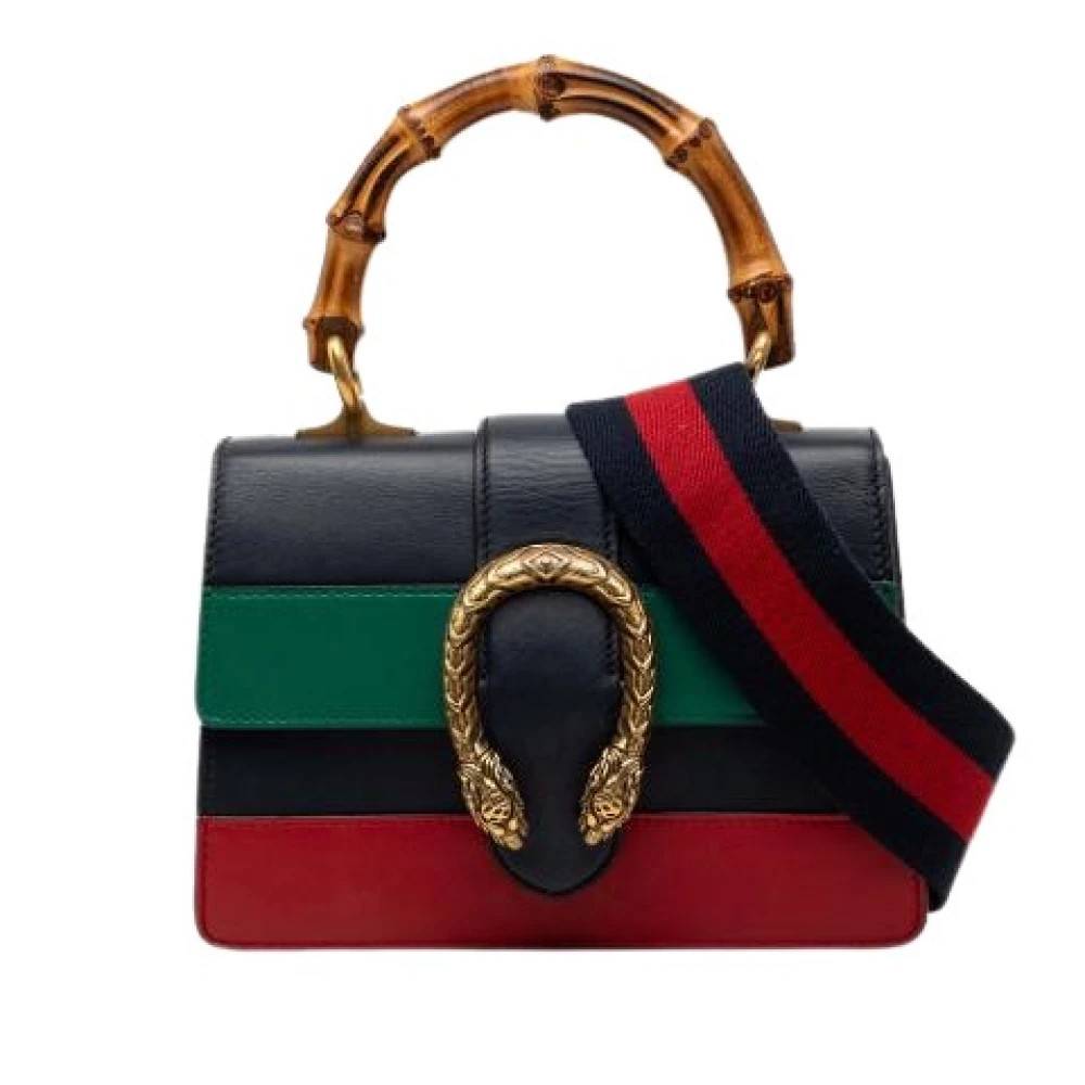 Gucci Vintage Pre-owned Dionysus Satchel - Vintage - Dame - Flerfarvet - ONE SIZE - Uld