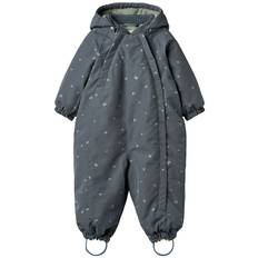 Wheat Vinteroverall - Adi - Greyblue Bokstäver - Wheat - 1½ år (86) - Vinteroverall