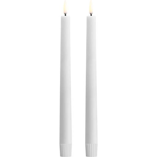 Uyuni LED kronelys, batteri, hvid