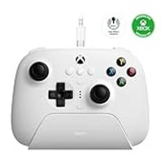 8Bitdo Ultimate 3-mode Controller for Xbox, Hall Effect Joysticks, Compatible with Xbox Series X|S, Xbox One, Windows, and Android - Officially Licensed (White)