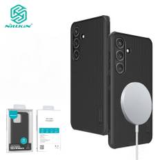 Nillkin Magnetic Super Frosted Shield Pro Case For Samsung Galaxy S24 Plus Thin Matte Anti Fingerprint Shockproof Back Cover For Samsung S24 Plus svart