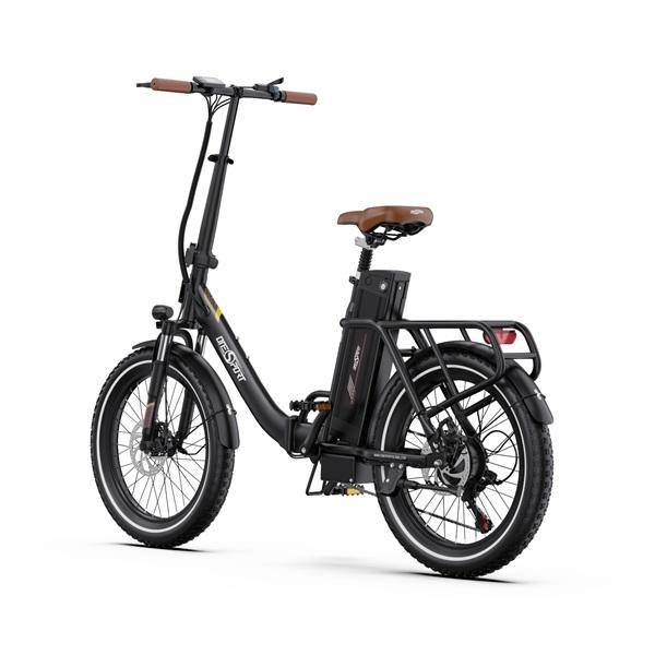 ONESPORT-OT16-2 Folding Electric Bike: 48V 250W Motor, 60-120KM Range, 17Ah Removable Battery, LCD Display, Perfect for City Commute