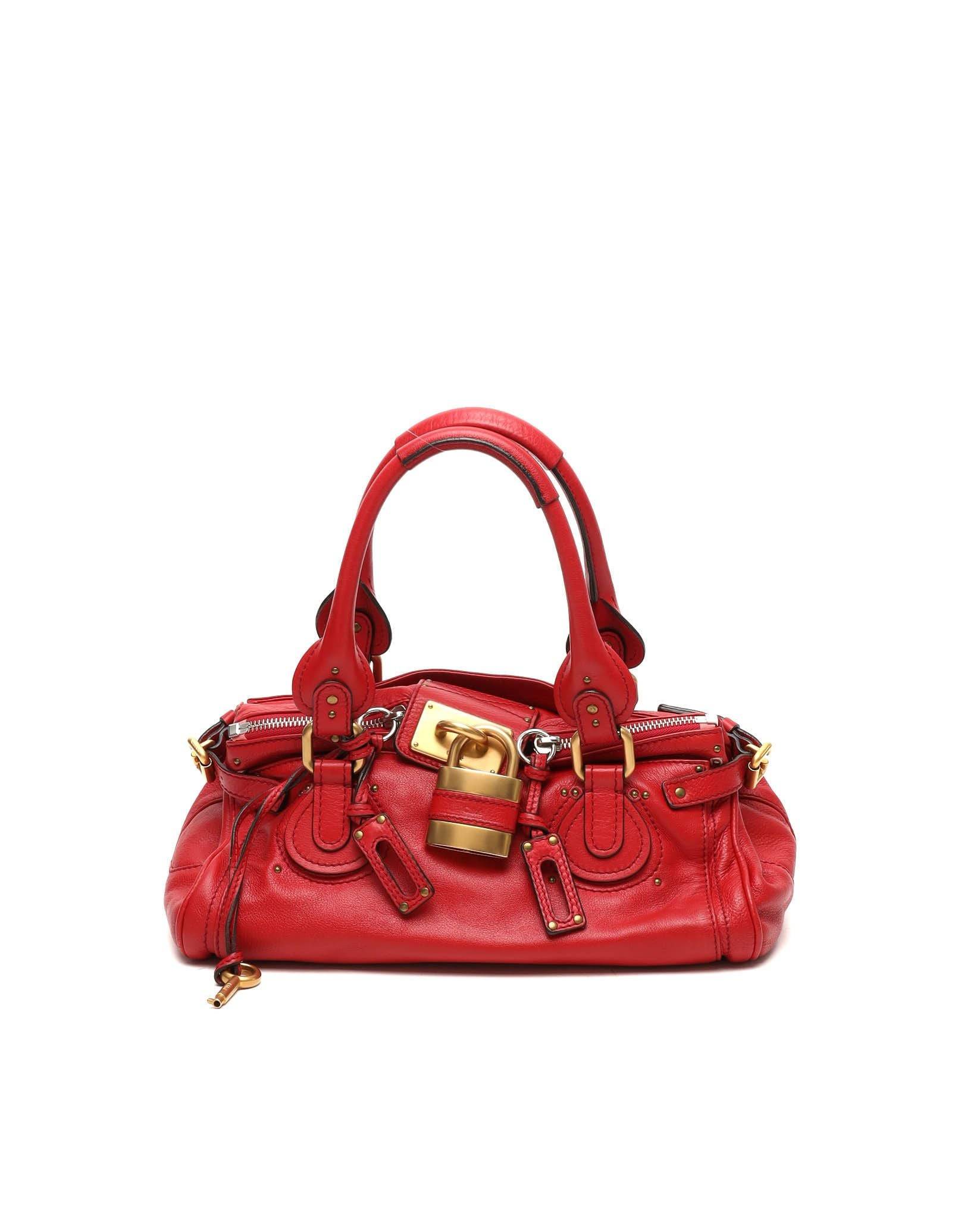 Chloé Medium Paddington Bag - Red - One Size