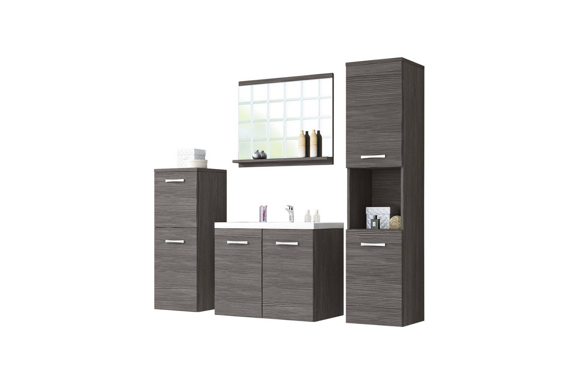 Sonaki Möbelset för Badrum 133 cm - Kompletta möbelpaket badrum