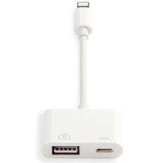 Lightning USB-A 2.0 Hub - 1 x USB - Hvid