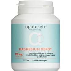 Apotekets Magnesium Depot 350 mg - Apotekets - 100 stk - Kosttilskud