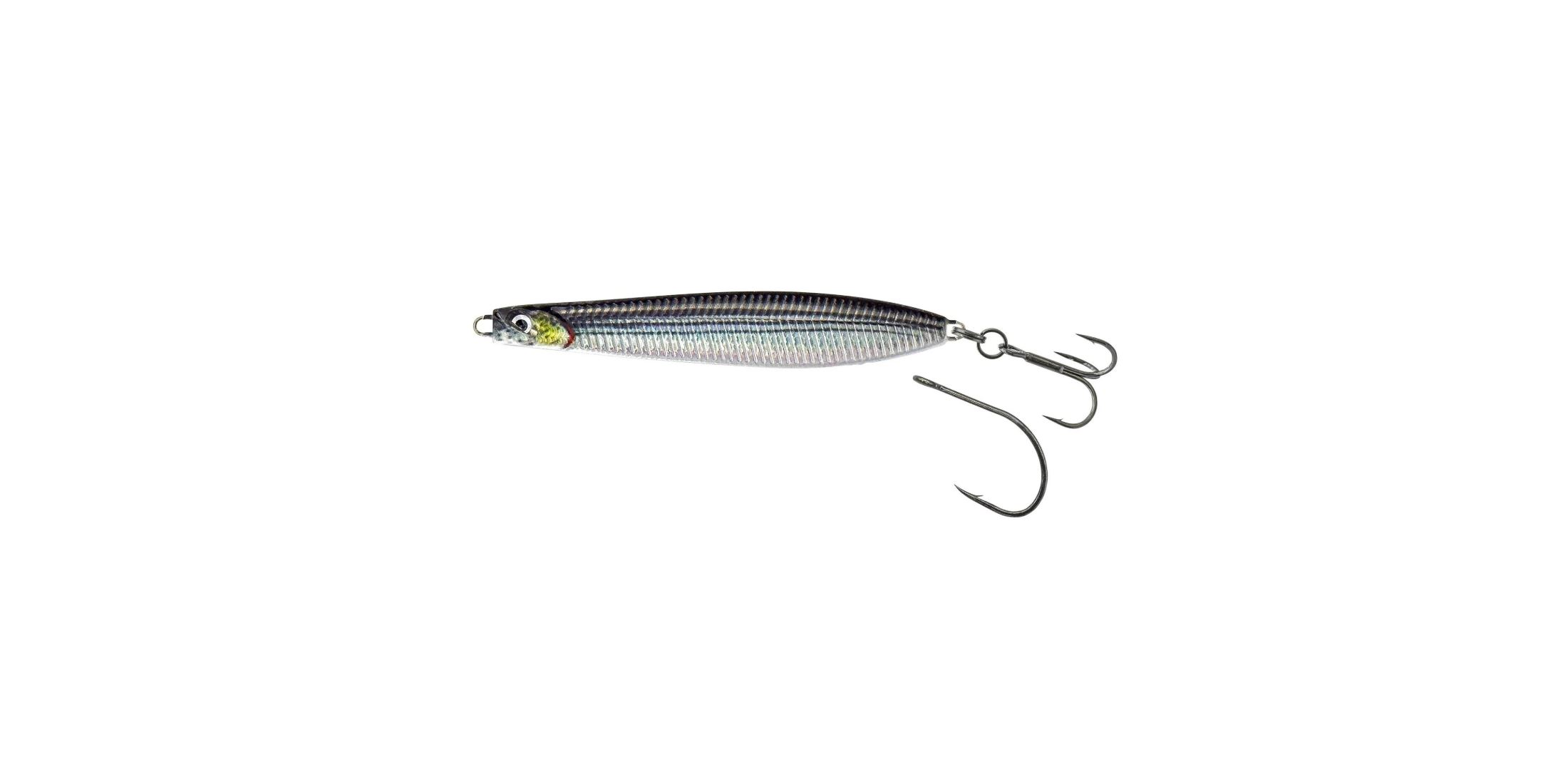 Savage Gear Seeker Isp 9,8CM 23G Silver Black mullet.