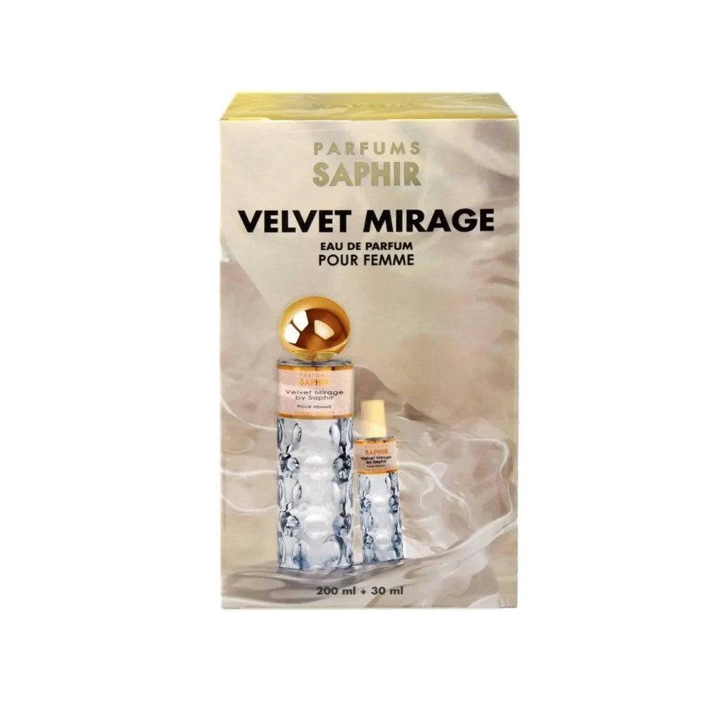 Saphir Velvet Mirage EDP 200 ml + 30 ml — Set profumo
