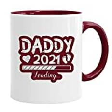 Daddy 2021 Loading |fars dag mugg & presentask set fars dag kopp presenter från dotter eller son | gåvor för pappor födelsedag | julmuggar pappa min far eller syskon gåva | arbetsmugg