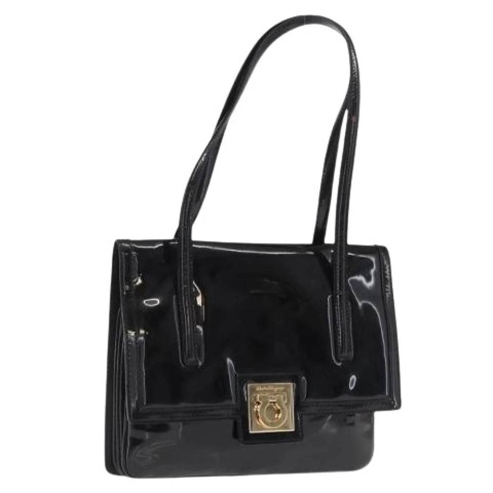 Salvatore Ferragamo Pre-owned - Pre-owned Läder Axelremsväska Vintage - Dam - ONE Size - Läder