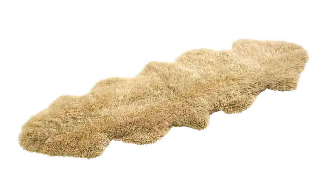 Fårskinnsfäll Maori Doppio Honey 60x180cm