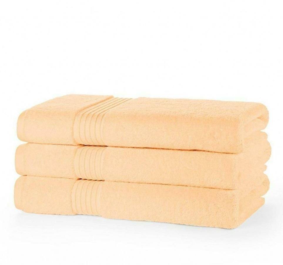 Egyptian Collection 700 gsm Buttercream Bath Towel - Single Piece - 100% Cotton Double Yarn