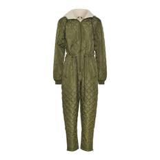 Kaffe, Jumpsuits & Playsuits, Dame, Grøn, M, Uld, Quiltet Jumpsuit Grape Leaf