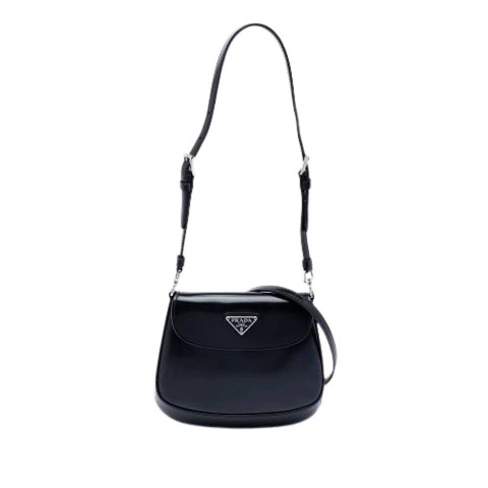 Prada Vintage Pre-owned Vintage Skuldertaske - Vintage - Dame - Sort - ONE SIZE - Uld