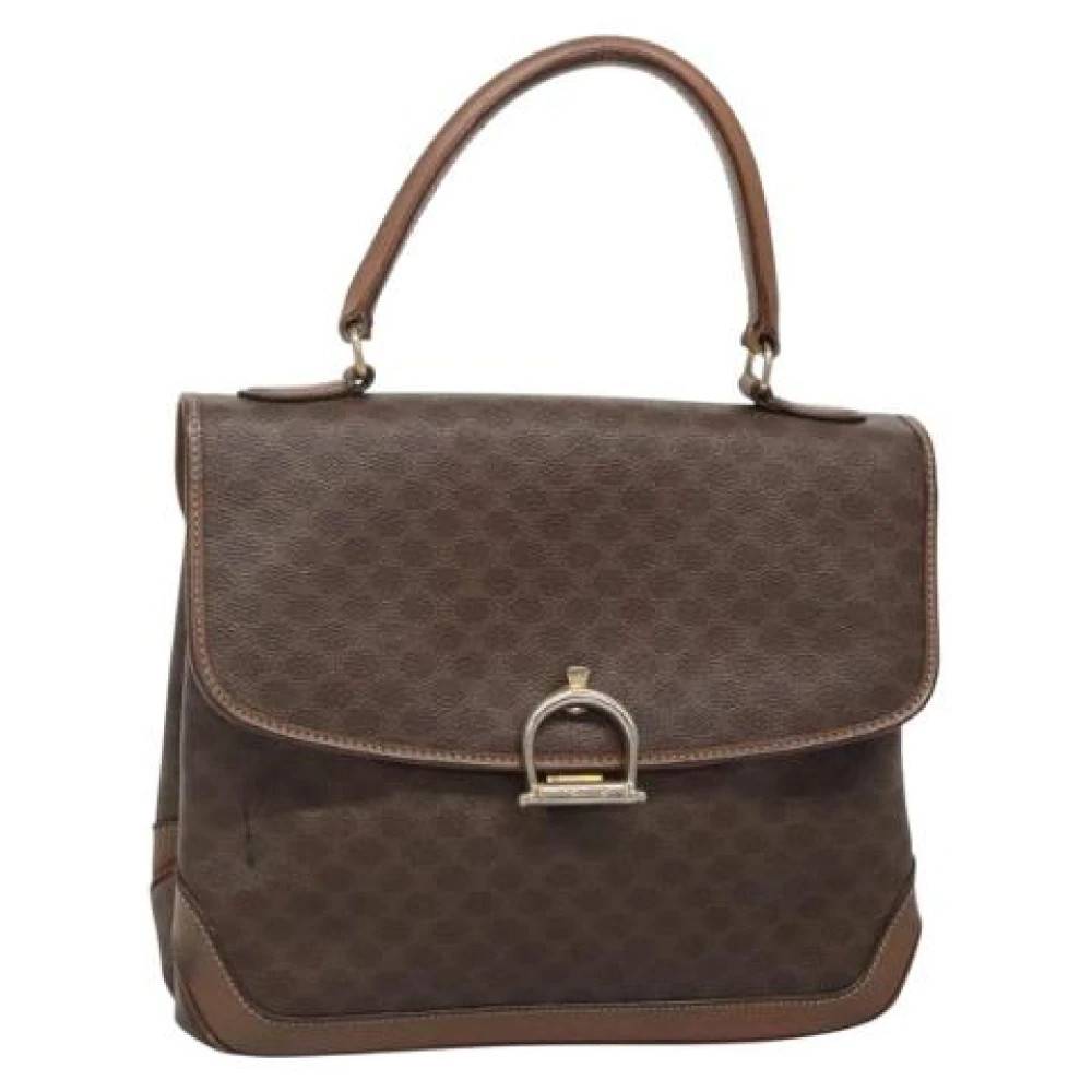 Celine Vintage Pre-owned Vintage Håndtaske - Vintage - Dame - Brun - ONE SIZE - Uld