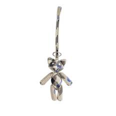 Burberry, Accessoarer, unisex, ONE Size, Polyester, Foxy Nyckelring med Stickad Design - multicolor (ONE SIZE)