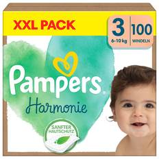 Pampers Harmonie bleer størrelse 3 Midi, 6-10 kg, XXL-pakke (1x100 bleer)