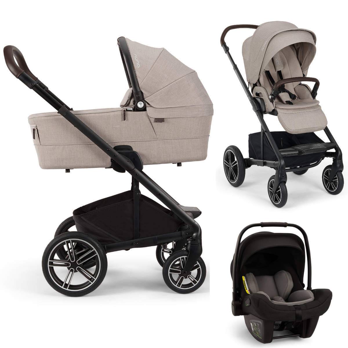 Nuna MIXX Next Stroller Set 3‑in‑1 incl. Nuna PIPA Next i‑Size Infant Car Seat - Chateau