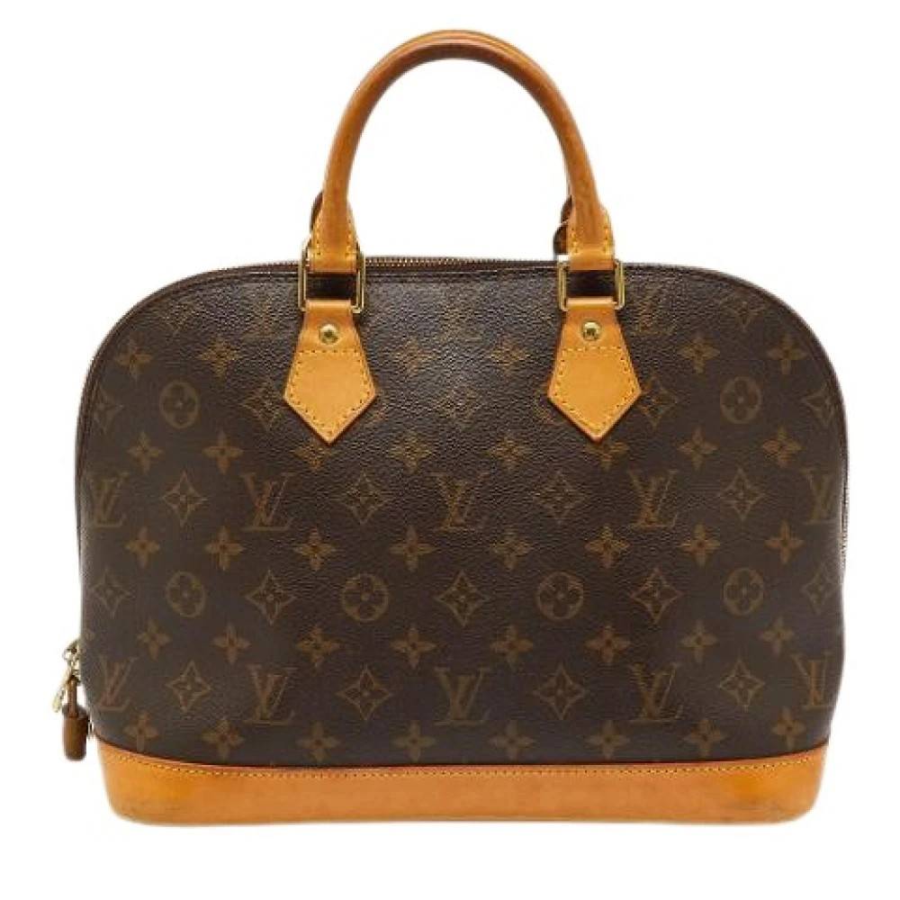Louis Vuitton Vintage Pre-owned Coated Canvas Håndtaske - Vintage - Dame - Brun - ONE SIZE - Tyl