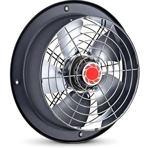Uzman Industriell axialfläkt, RAF200 till RAF350 valbar, 765 m³/h upp till 3700 m³/h väggfläkt, axialfläkt, fläktfläkt, fönsterfläkt, väggfläkt 230 V (RAF250)