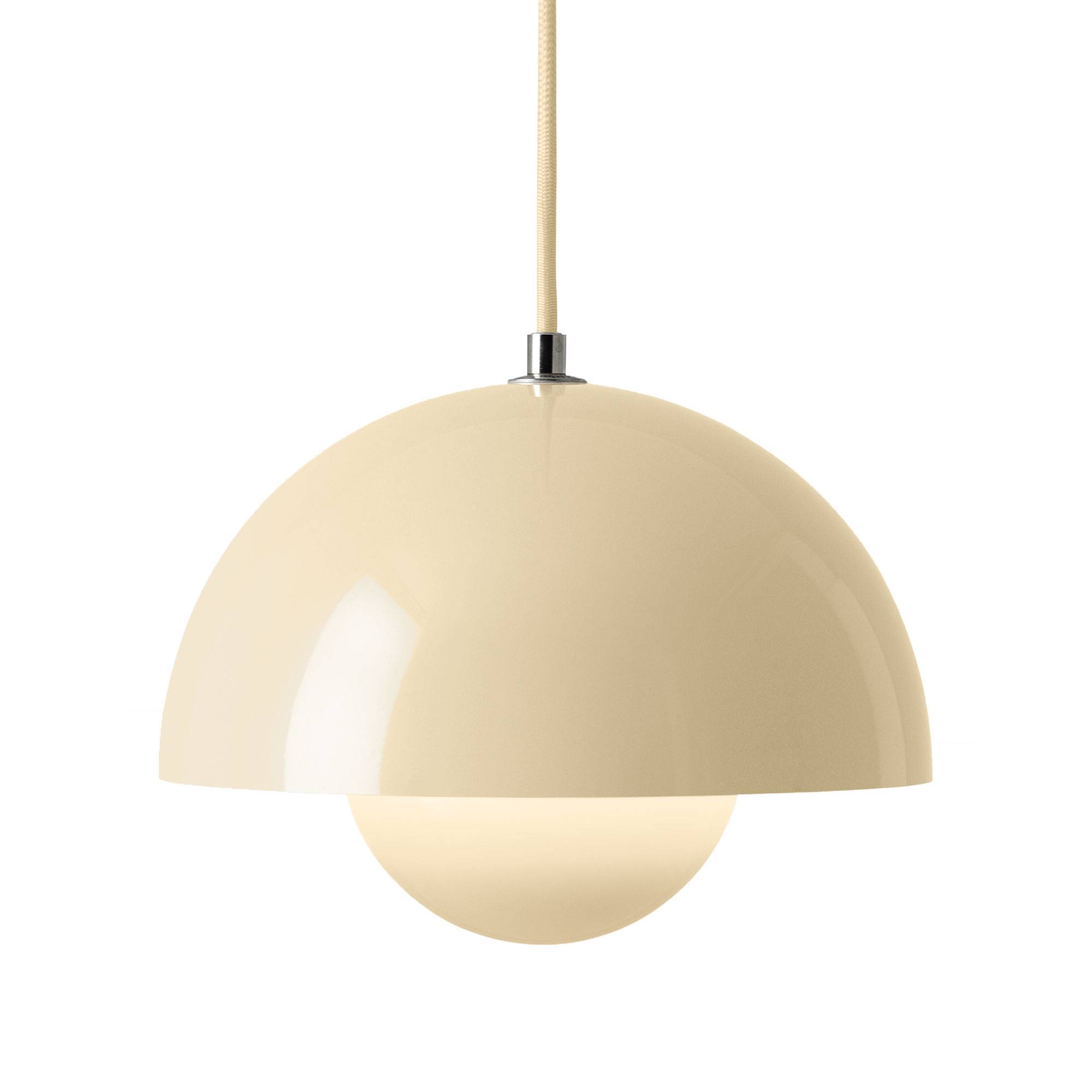 Flowerpot VP10 Pendel, Ø16 cm, af Verner Panton Ivory.